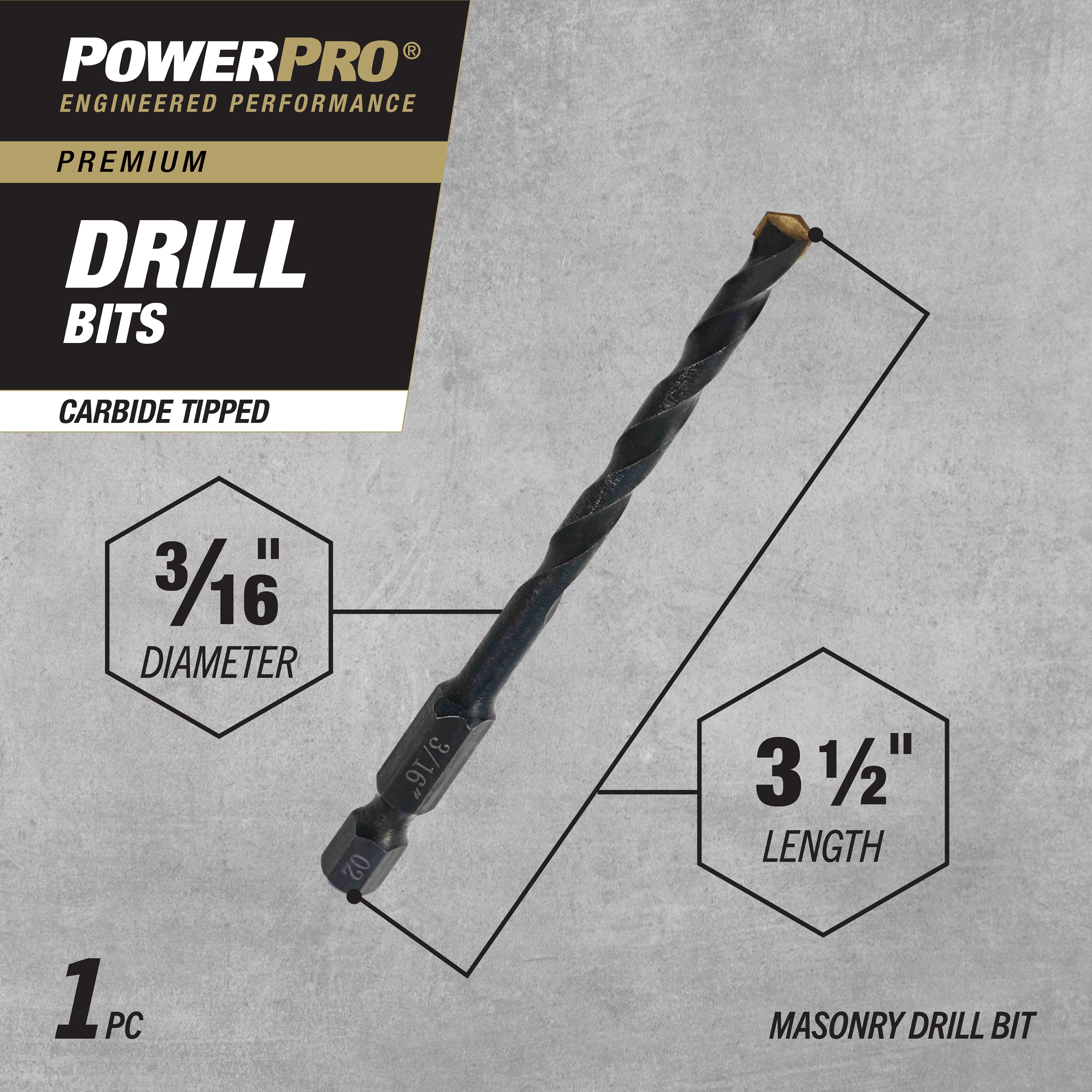 Concrete & Masonry Drill Bits