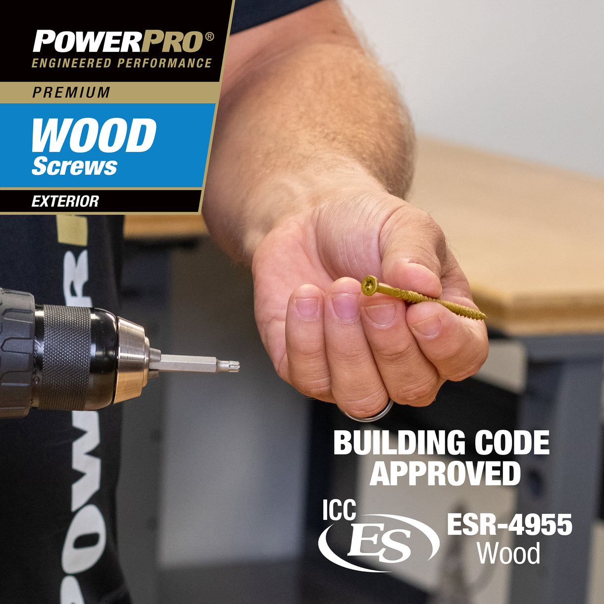 Power Pro® Exterior Wood Screws | New Design Drives 30% Faster