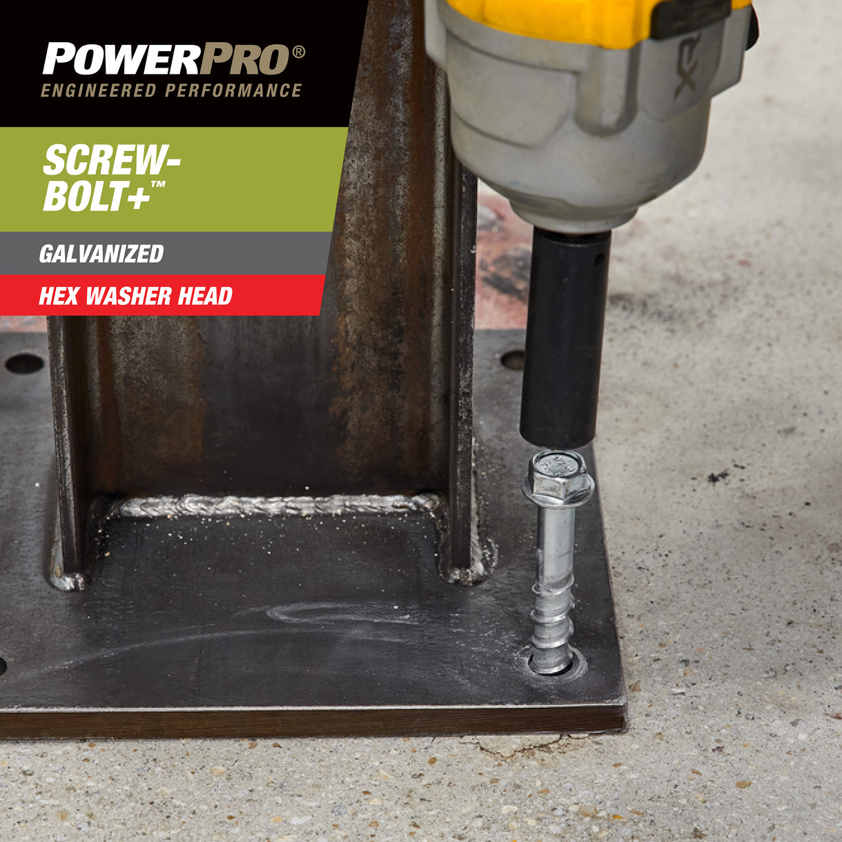 Screw-Bolt+ Concrete Screw Anchor | Power Pro